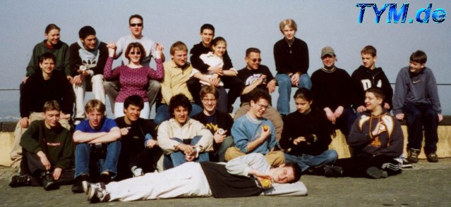 Die komplette Crew Yo-Yo Camp 2002