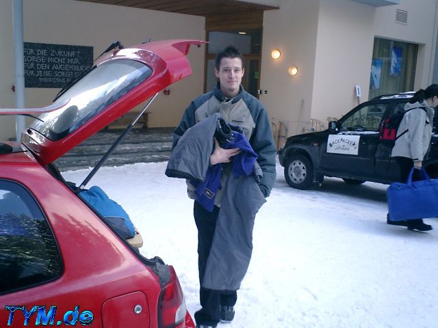 Skiing Arosa 2005